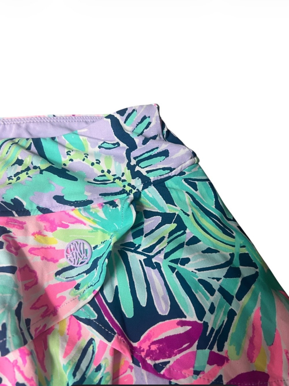 Lilly Pulitzer Luxletic Women’s Floral Print Skirt Small Athletic Golf Tennis - Picture 3 of 5